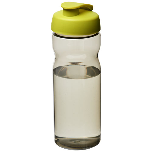 Bouteille de sport publicitaire 650ml Ocean Plastic H2O Active® Charbon et Citron vert